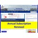 Annual Subscription Renewal